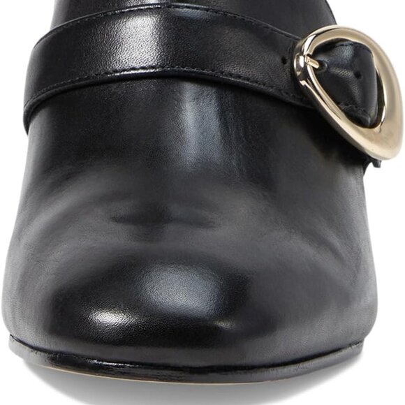 NEW BERNARDO Made In Brazil Leather Natasia Heeled Mules black for women 764tn - Picture 6 of 10